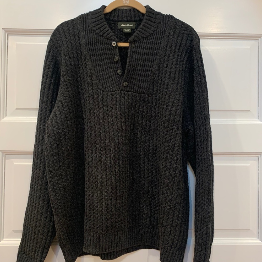 Eddie Bauer 100% Cotton Men's Pullover Sweater